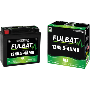 Akumulator Fulbat 12N5.5-4A/4B GEL 12V 5.8Ah 55A L+